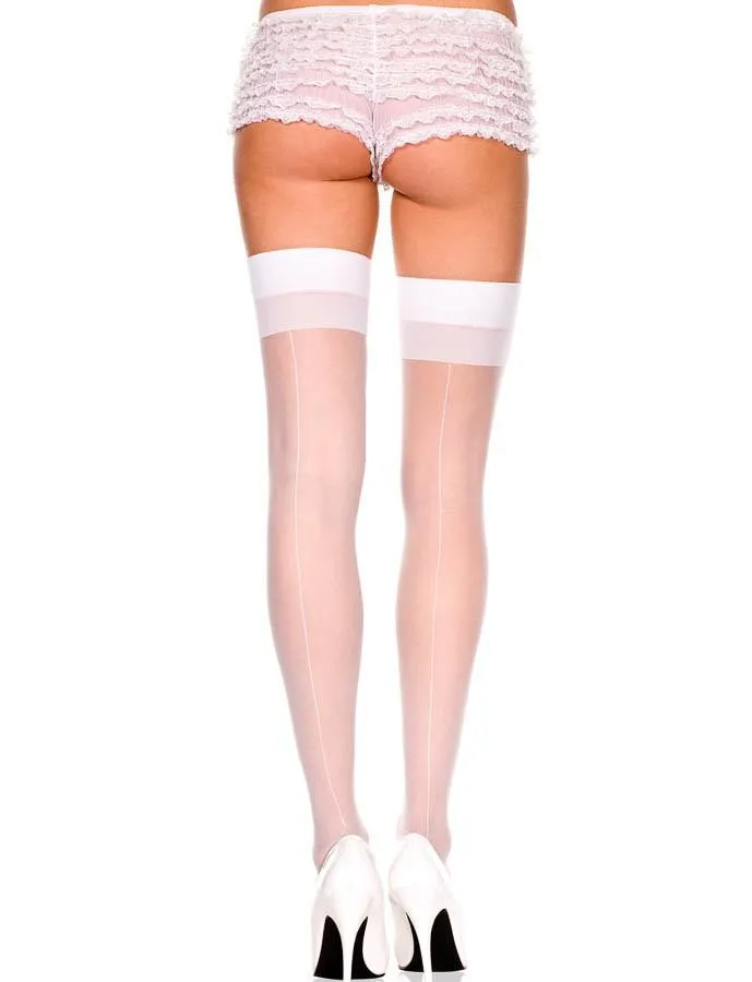 Backseam Sheer Thigh High sold by Shoe Freaks product image thumbnail 4