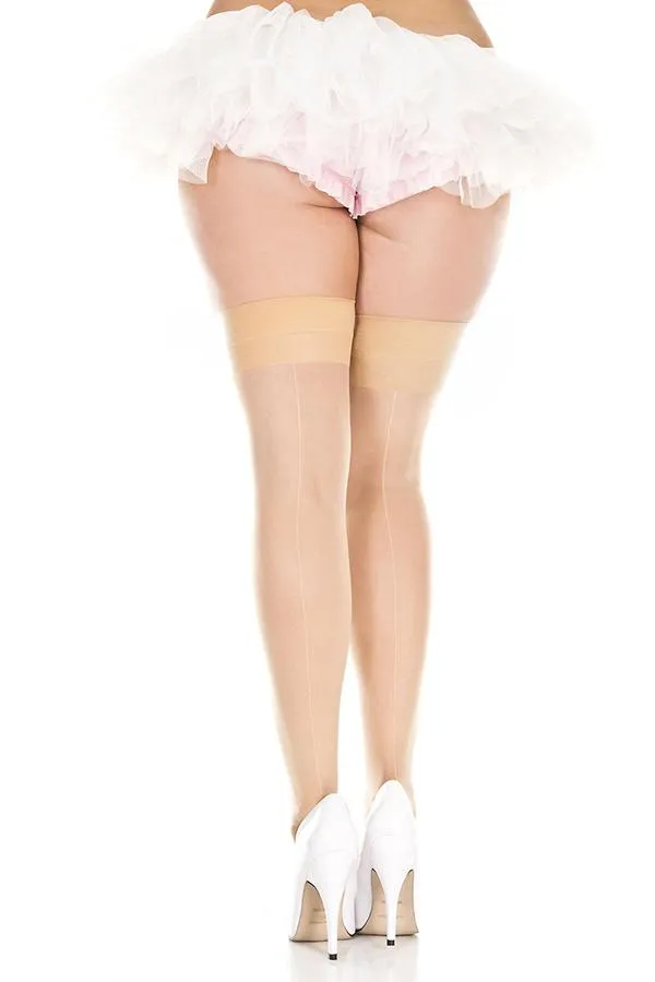 Backseam Sheer Thigh High sold by Shoe Freaks product image thumbnail 5