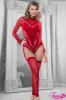 Long Sleeve Teddy Bodystocking sold by Shoe Freaks