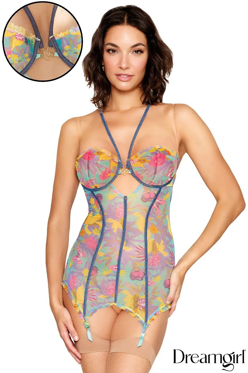 Tropical Garter Slip sold by Shoe Freaks