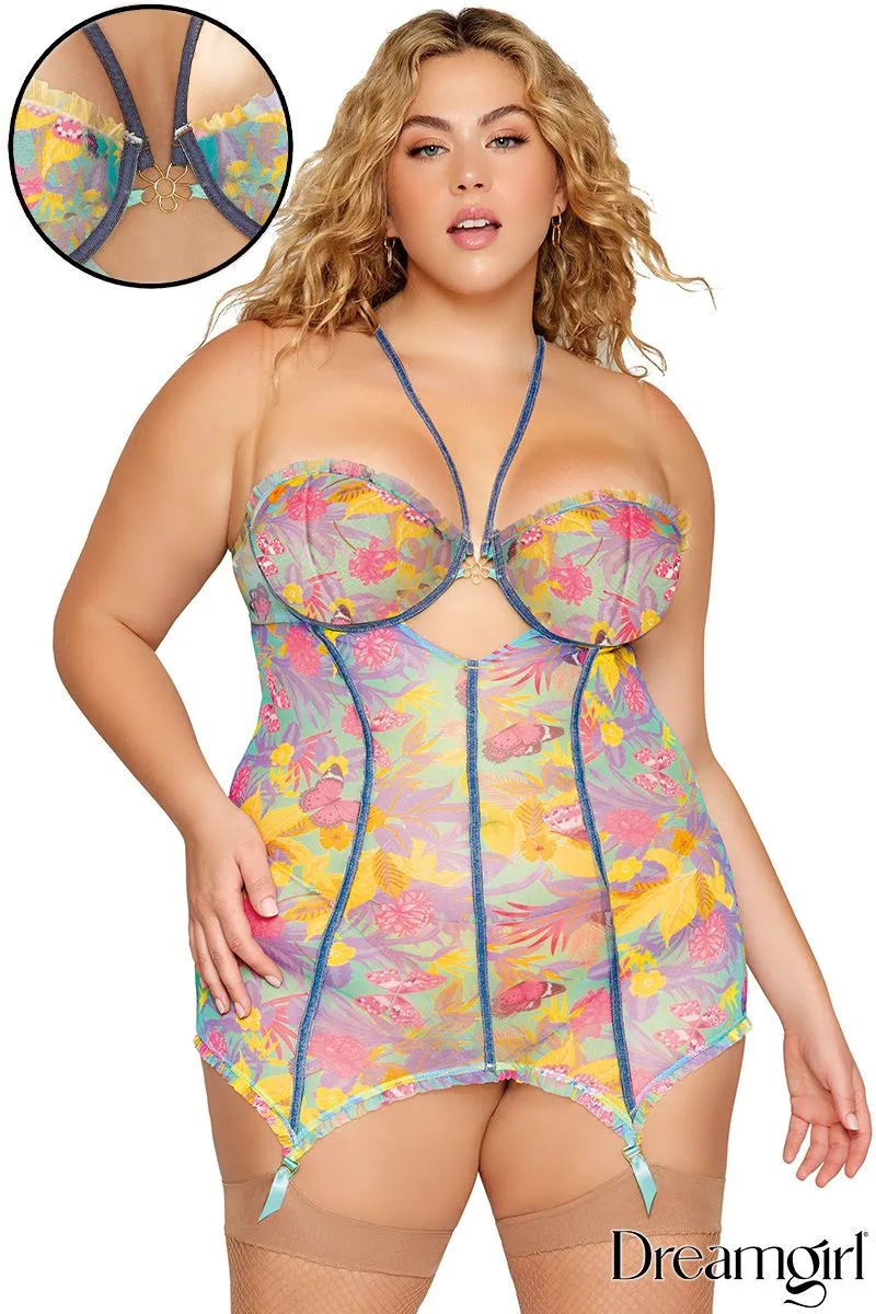 Tropical Garter Slip sold by Shoe Freaks product image thumbnail 3