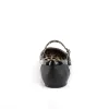 Pleaser Pink Label Anna-02 Flat sold by Shoe Freaks