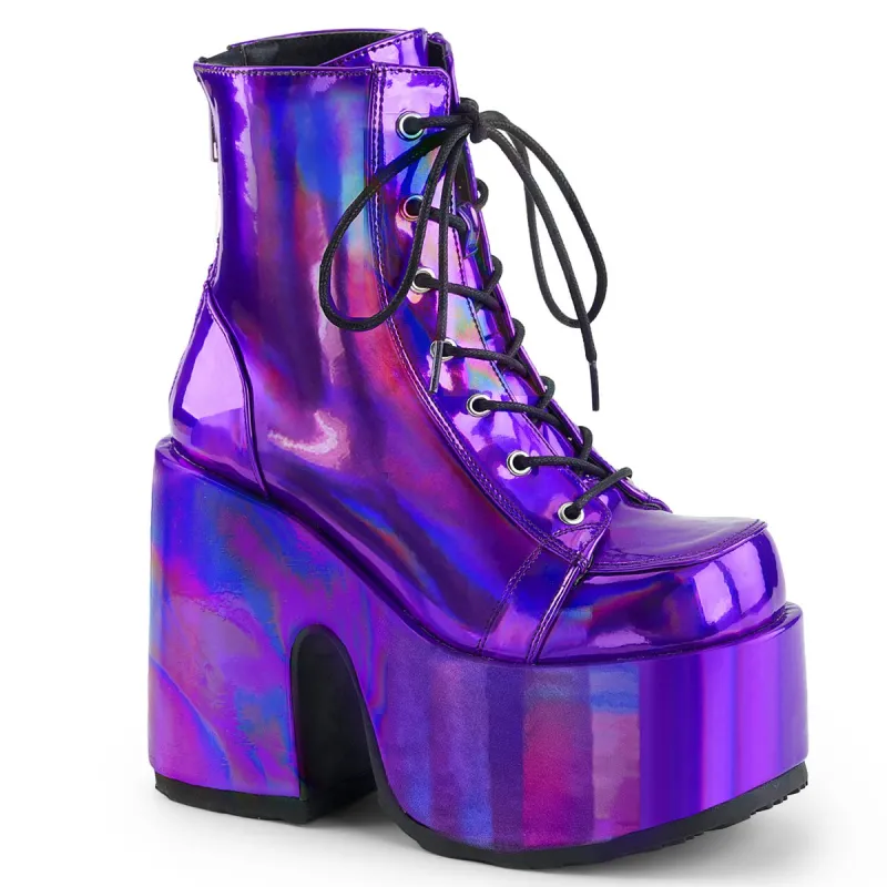 Demonia Camel-203-Purple-Size 6-Clearance sold by Shoe Freaks