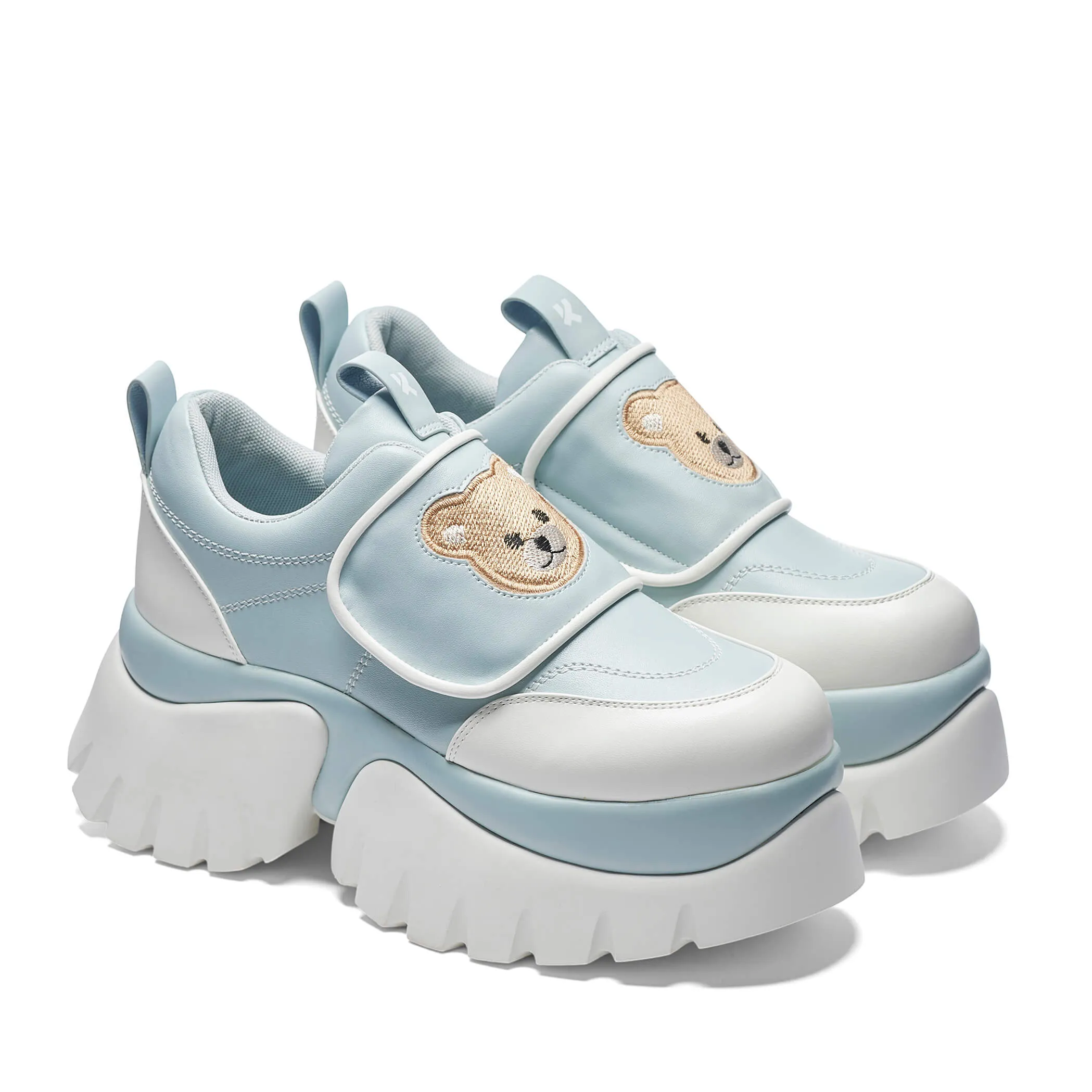 Teddy Sura Blue Vilun Platform Trainers-Size 5-Clearance sold by Shoe Freaks
