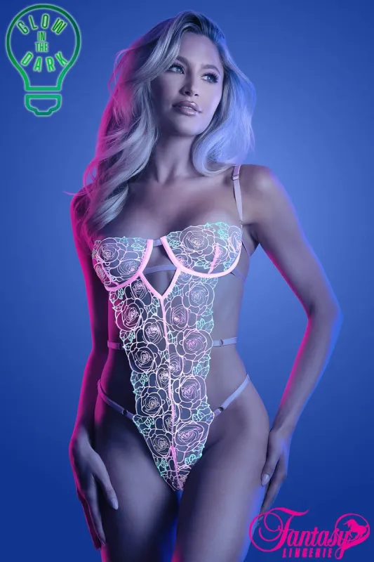 Floral UV Teddy sold by Shoe Freaks