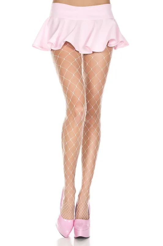 Diamond Fishnet Pantyhose sold by Shoe Freaks