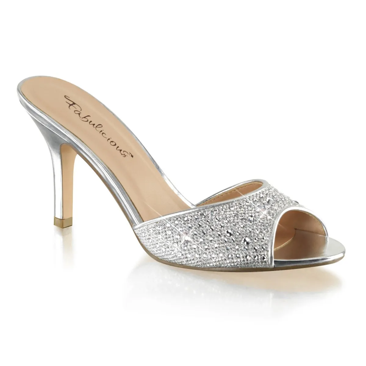 Fabulicious Lucy-01-Silver-Size 7-Clearance sold by Shoe Freaks