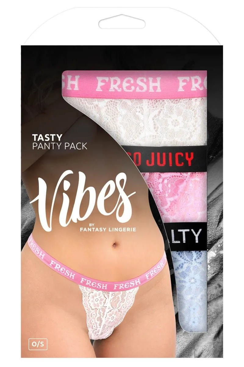3Pcs. "Tasty" Panty Pack sold by Shoe Freaks product image thumbnail 2