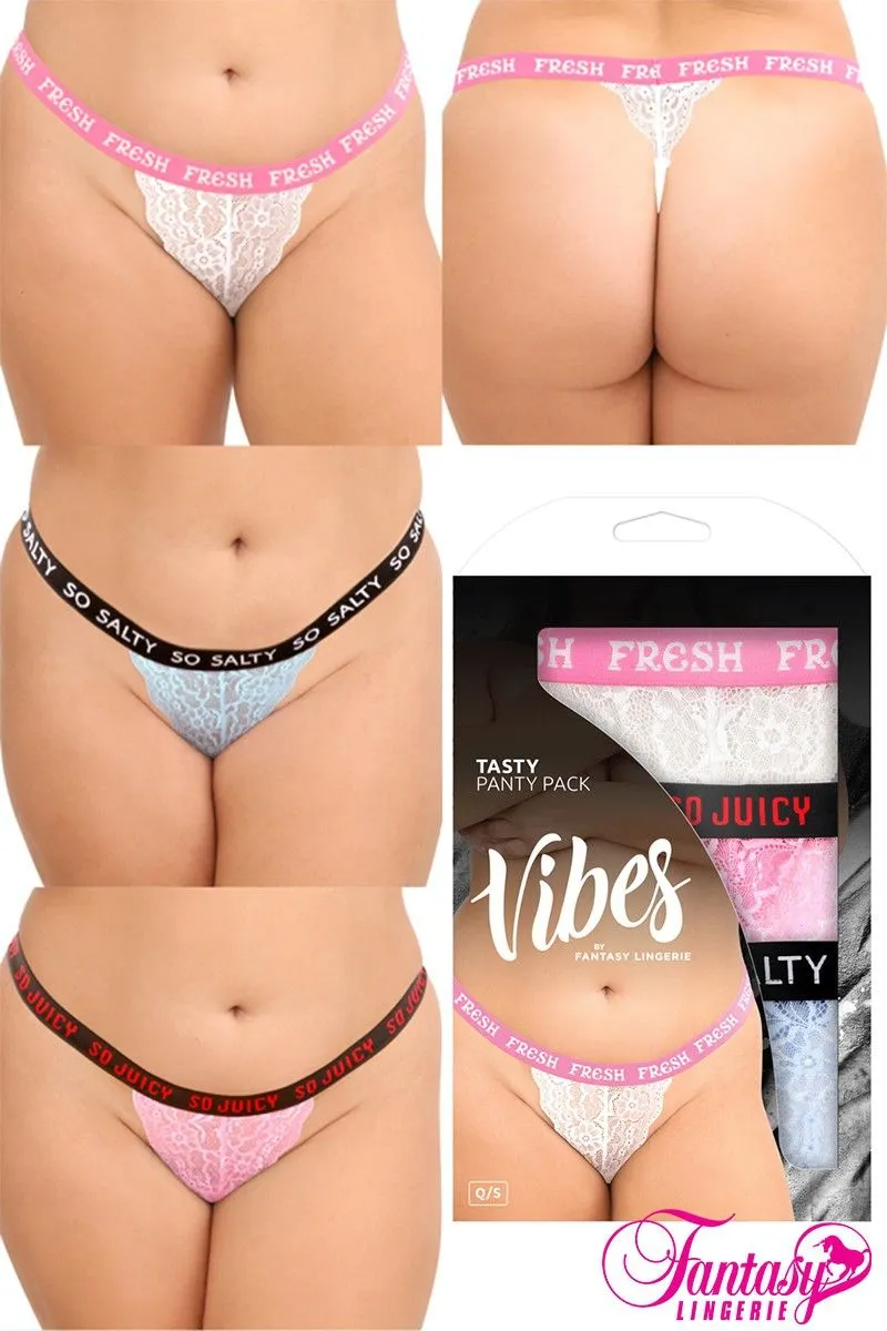 3Pcs. "Tasty" Panty Pack sold by Shoe Freaks product image thumbnail 3