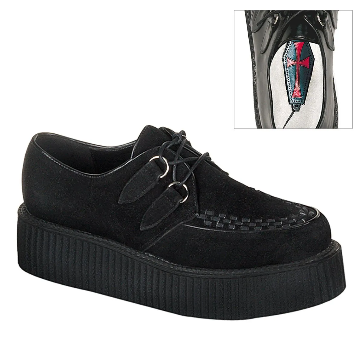 Demonia Creeper-402S-Black-Size 13-Clearance sold by Shoe Freaks