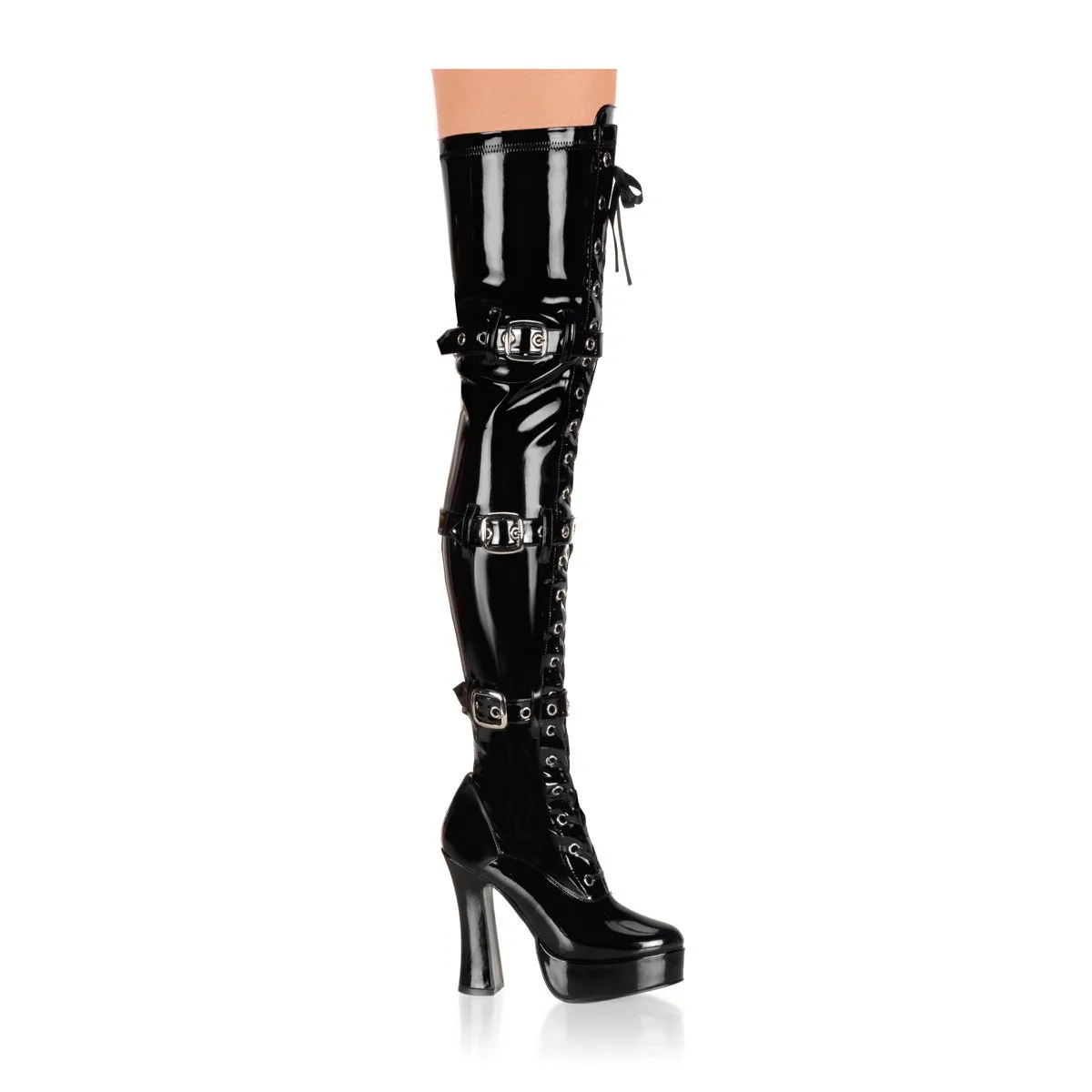 Pleaser Electra-3028-Black-Size 13-Clearance sold by Shoe Freaks