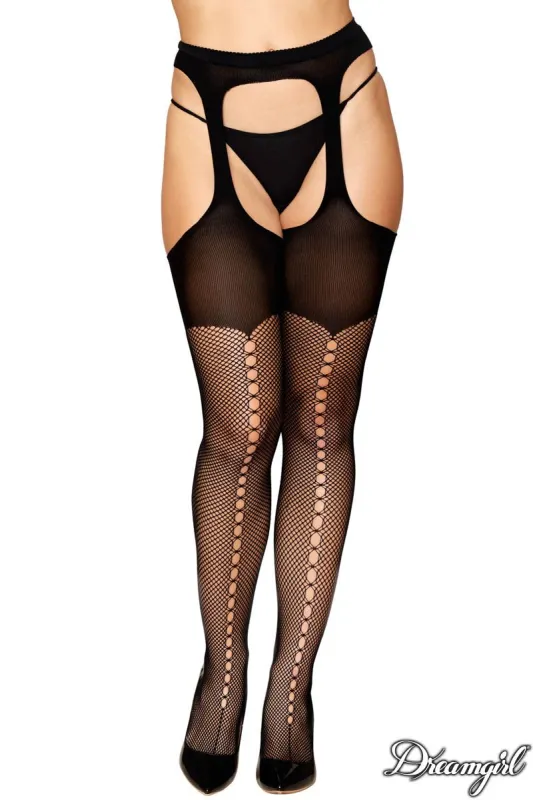 Eyelet Suspender Pantyhose sold by Shoe Freaks