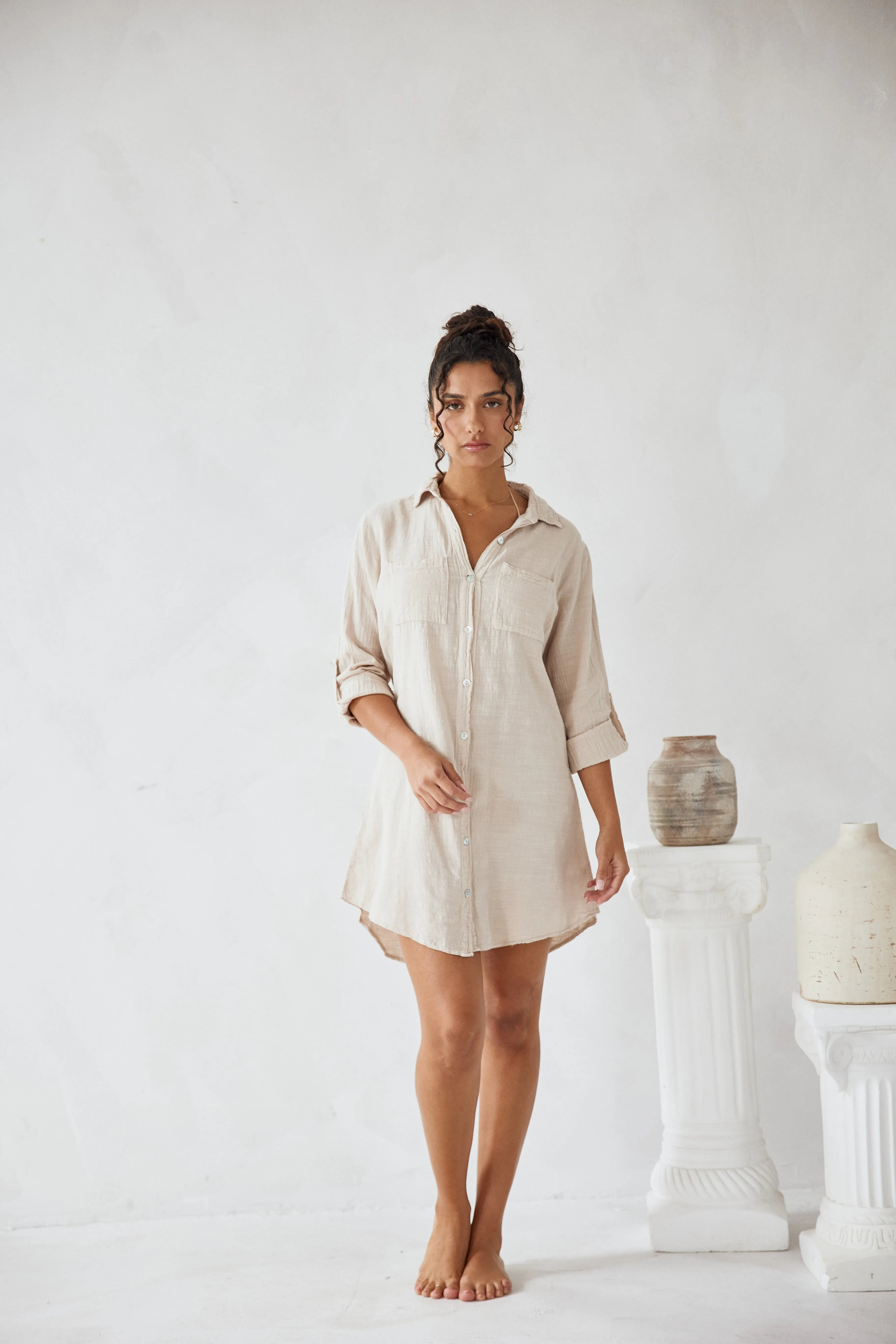 Cabana Shirt Dress sold by Blanco by Nature product image thumbnail 2