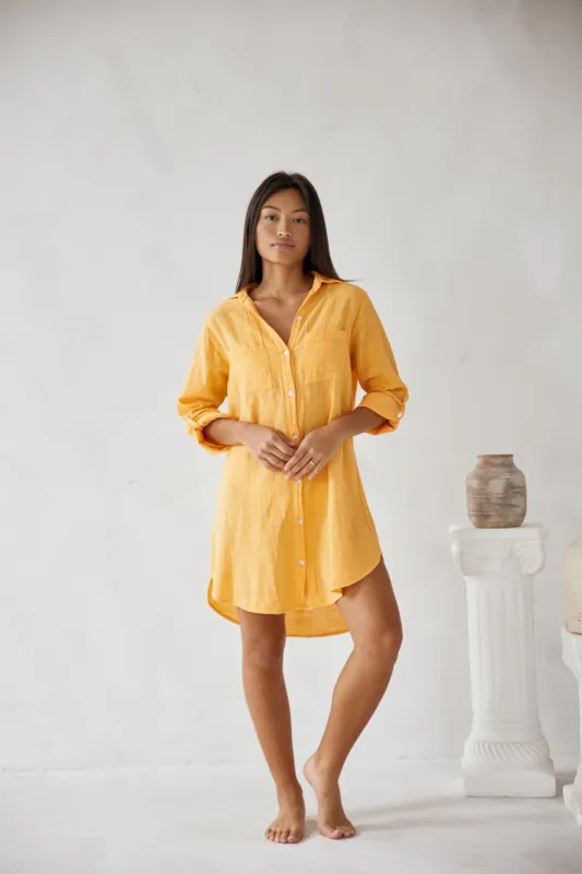 Cabana Shirt Dress sold by Blanco by Nature