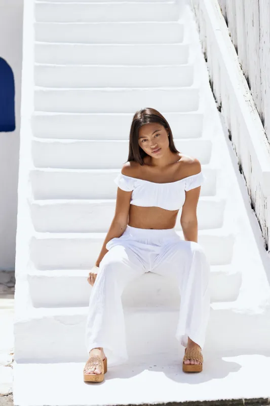 Kori Crop Top sold by Blanco by Nature