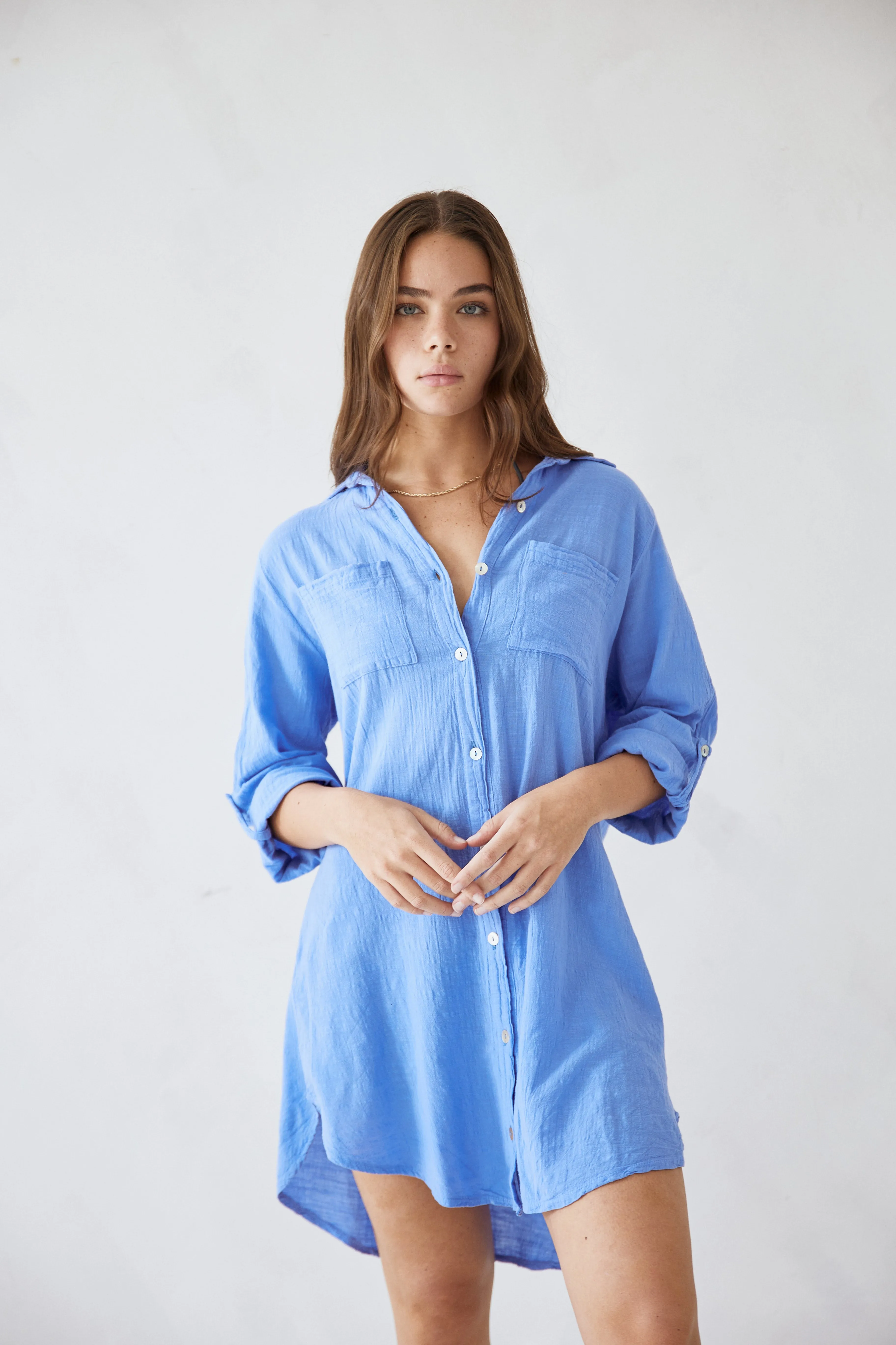 Cabana Shirt Dress sold by Blanco by Nature product image thumbnail 4