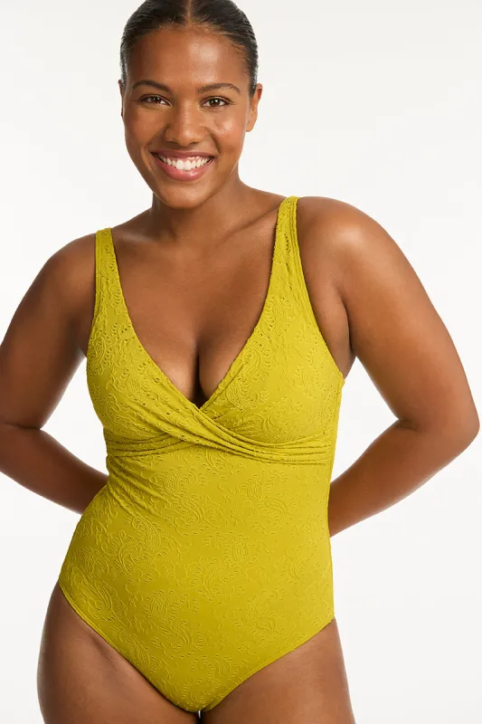 Interlace Cross Front One Piece sold by Sea Level Australia