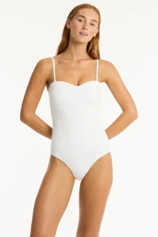 Interlace Seamless Bandeau One Piece sold by Sea Level Australia