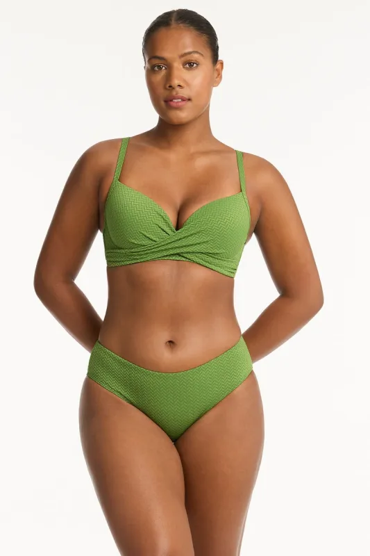 Nouveau Mid Bikini Pant sold by Sea Level Australia