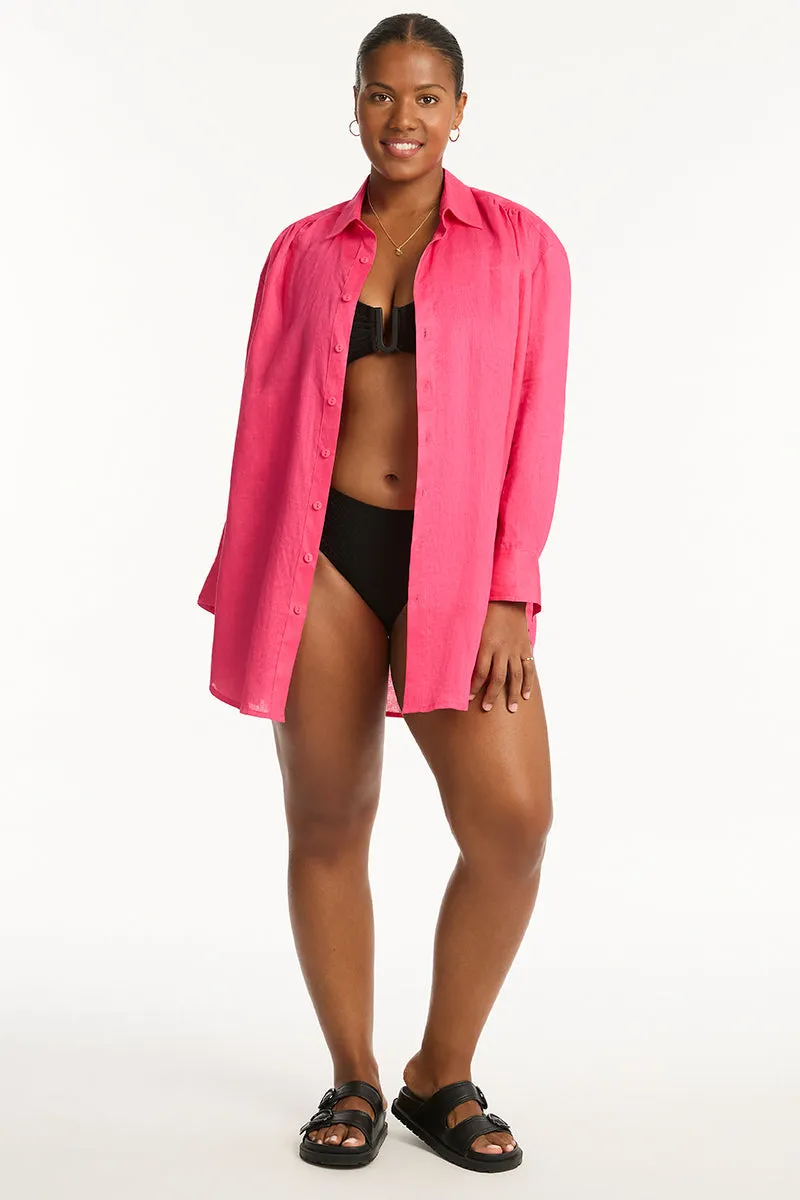 Resort Linen Cover Up sold by Sea Level Australia product image thumbnail 2