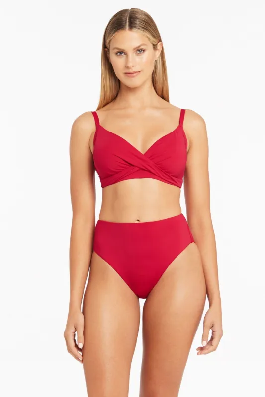 Eco Essentials Twist Front DD/E Bra sold by Sea Level Australia