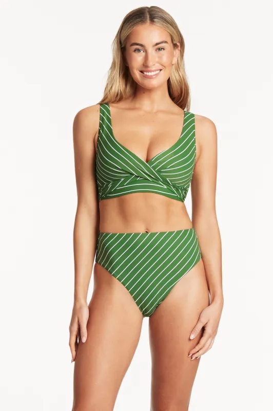 Shoreline Cross Front Multifit Bra sold by Sea Level Australia