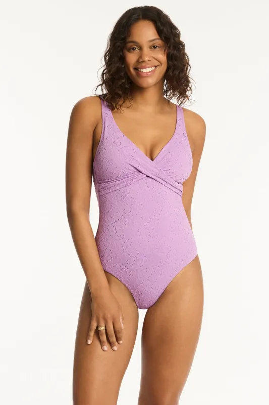 Interlace Cross Front One Piece sold by Sea Level Australia