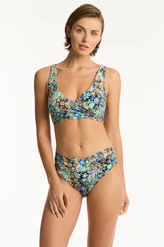 Wildflower Cross Front Multifit Bra sold by Sea Level Australia