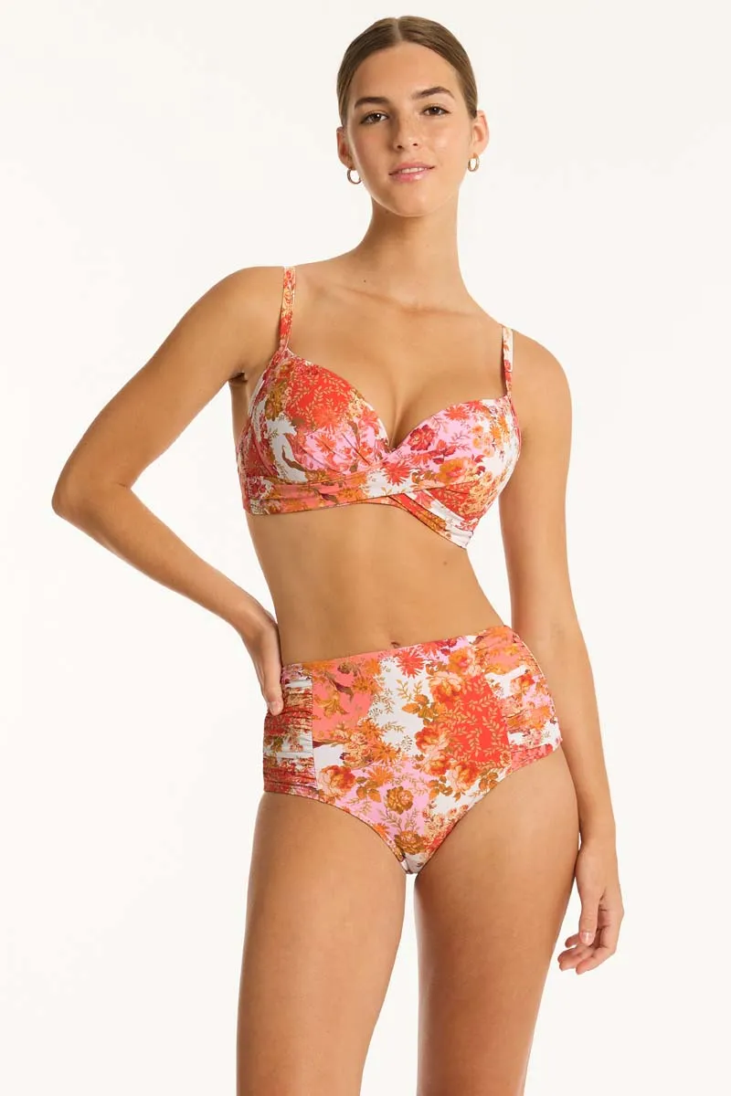 Daisyfield Cross Front Moulded Cup Bra sold by Sea Level Australia