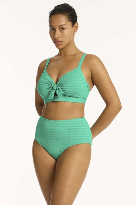 Capri Panelled High Waist Pant sold by Sea Level Australia