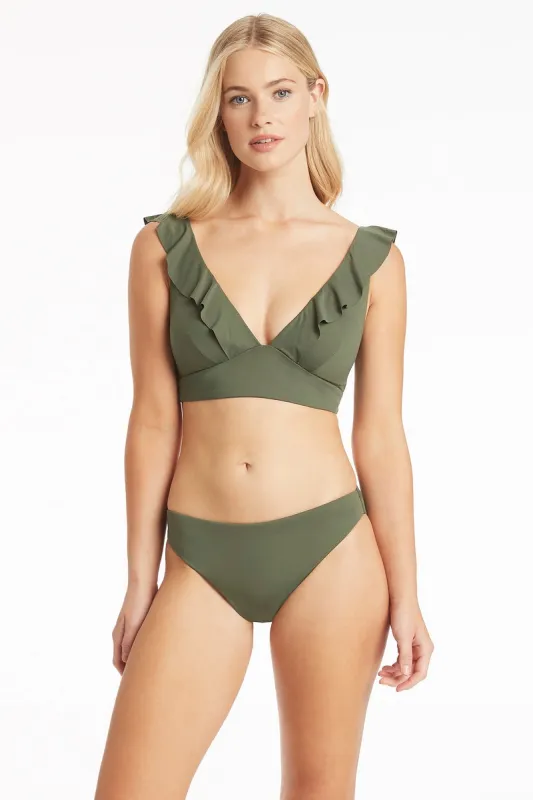 Eco Essentials Frill Bra sold by Sea Level Australia