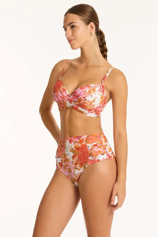 Daisyfield High Waist Gathered Side Pant sold by Sea Level Australia