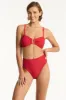 Honeycomb Retro High Waist Pant sold by Sea Level Australia