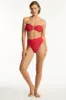Honeycomb Retro High Waist Pant sold by Sea Level Australia