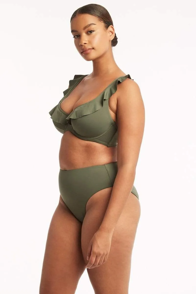 Eco Essentials F Cup Frill Underwire Bra sold by Sea Level Australia product image thumbnail 3