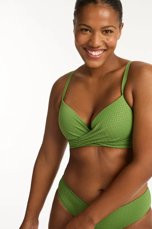 Nouveau Cross Front Moulded Cup Bra sold by Sea Level Australia