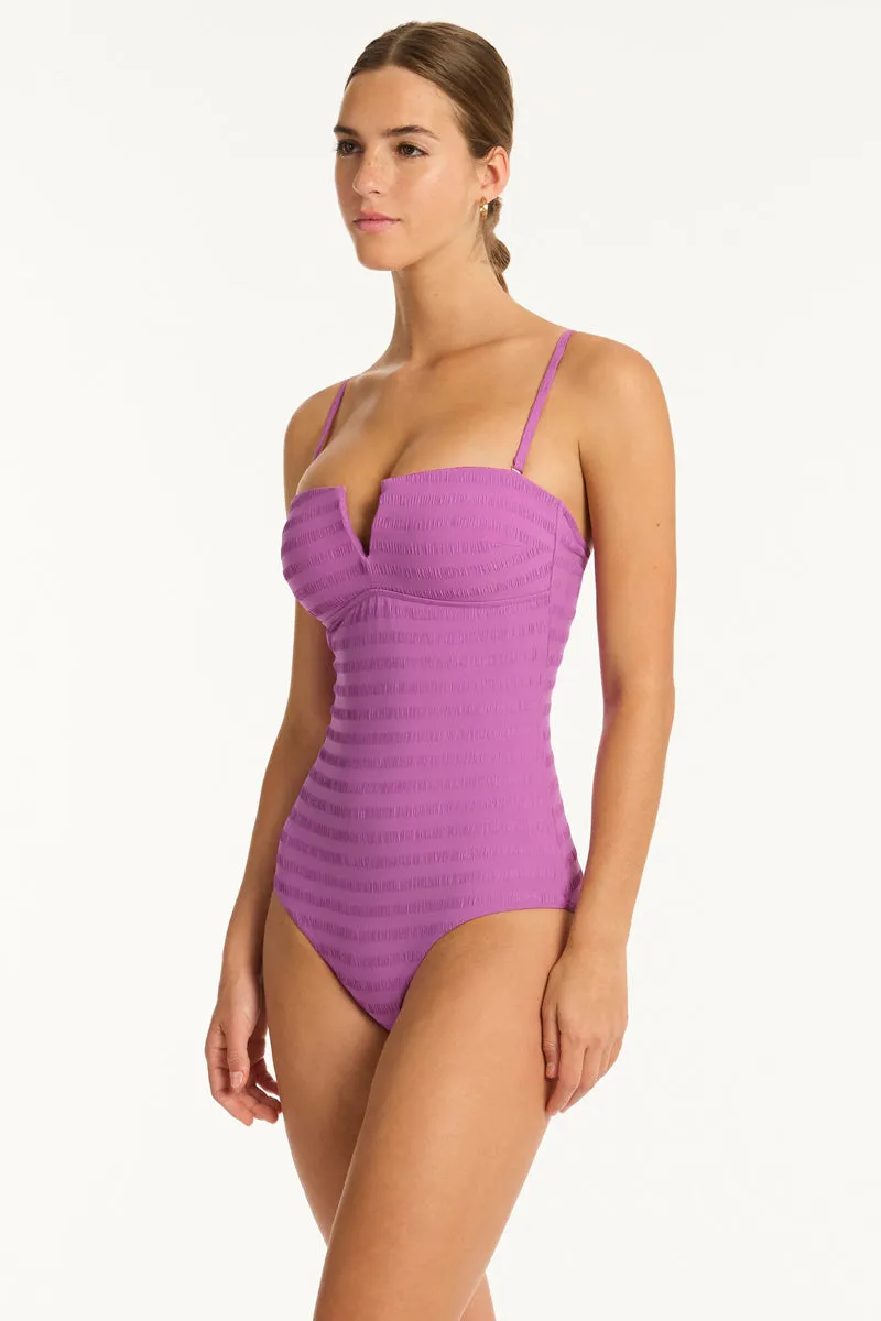 Palisades V Bandeau One Piece sold by Sea Level Australia product image thumbnail 4