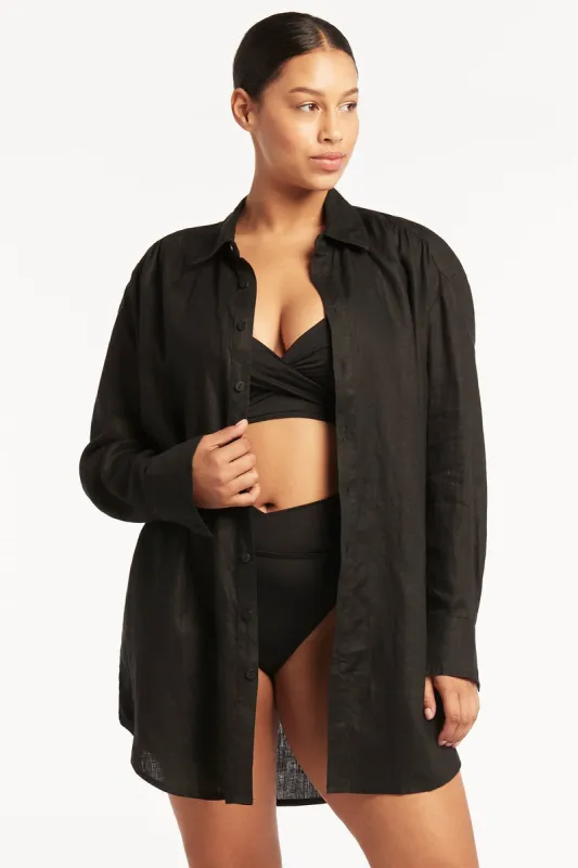 Resort Linen Cover Up sold by Sea Level Australia