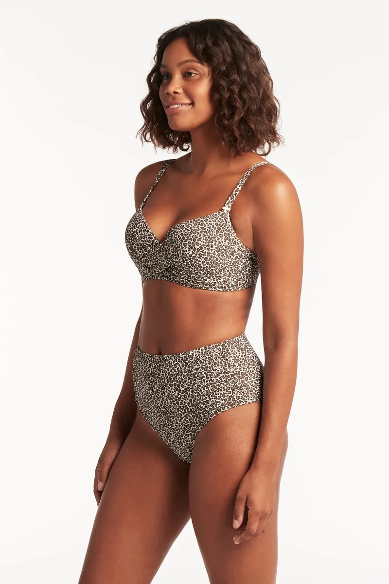 Wild Cat High Waist Gathered Side Pant sold by Sea Level Australia