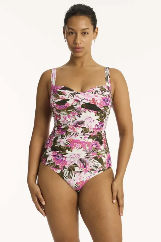 Isla Twist Front Tankini sold by Sea Level Australia