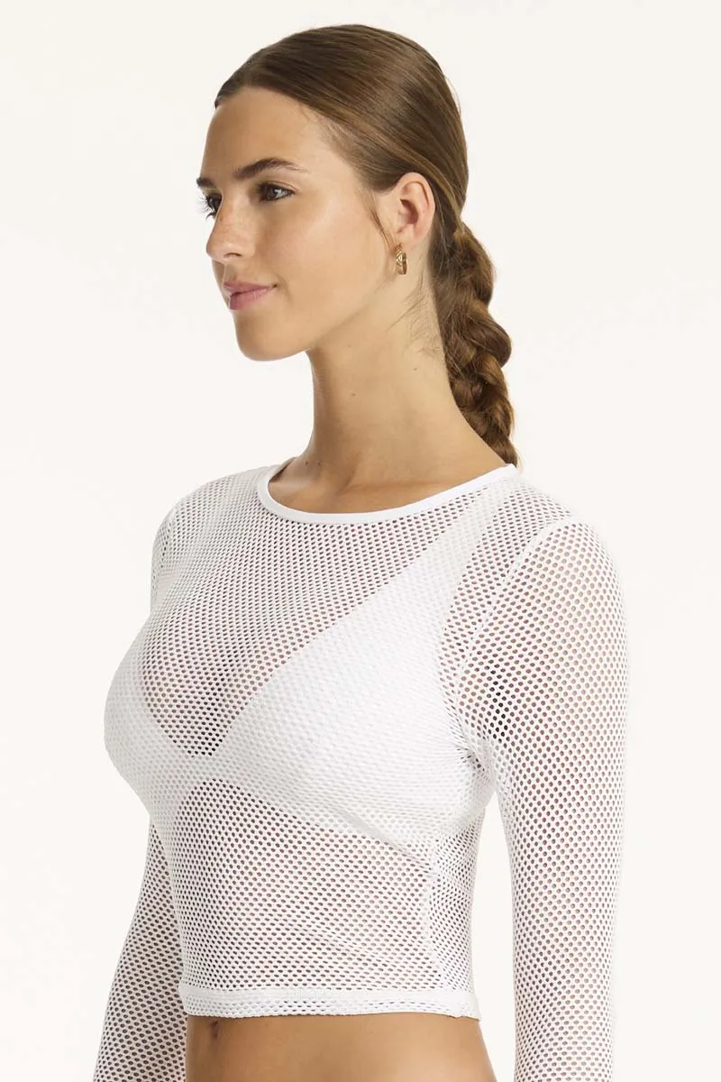 Drift Mesh Crop Top sold by Sea Level Australia product image thumbnail 4