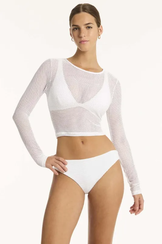 Drift Mesh Crop Top sold by Sea Level Australia