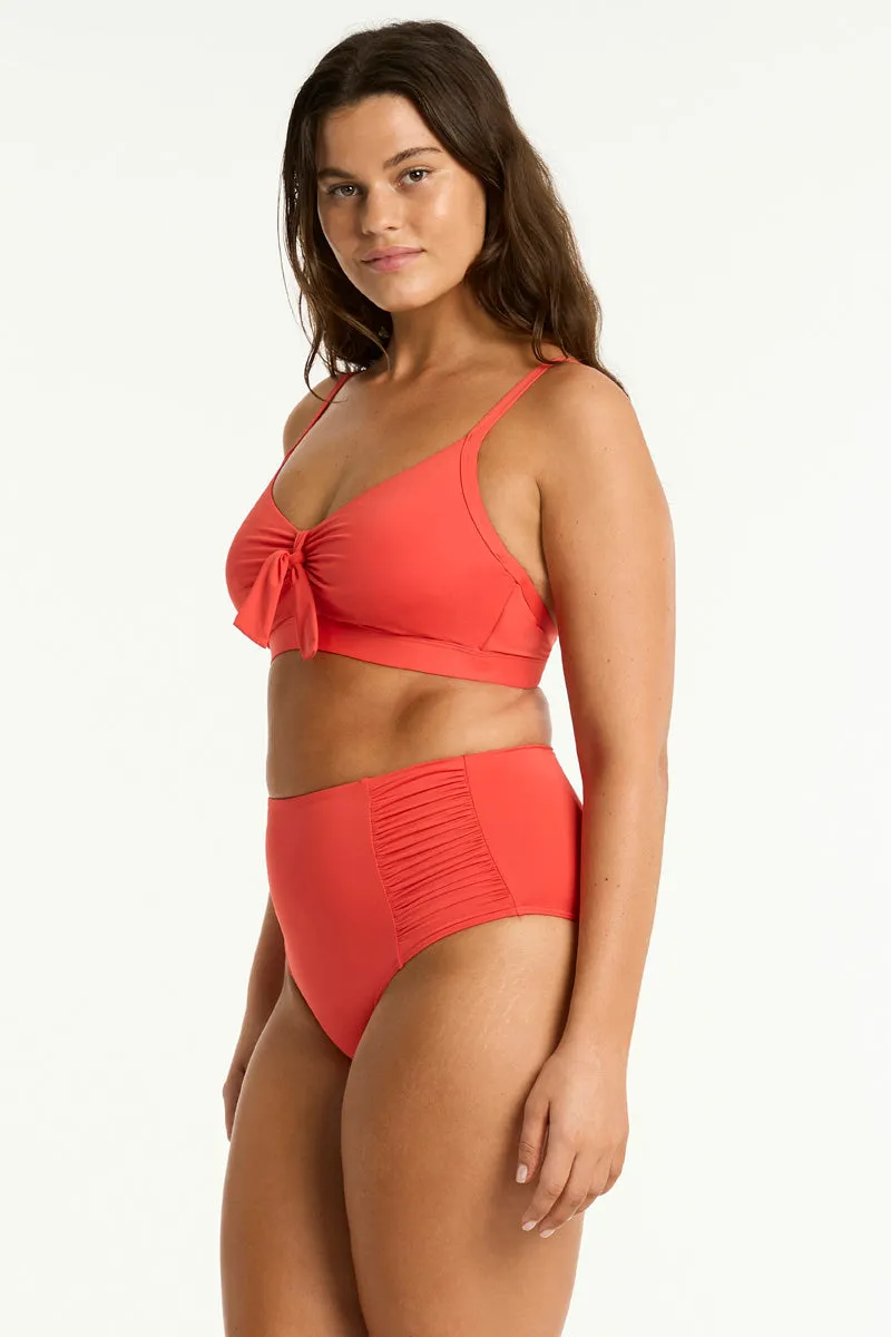 Essentials Edit High Waist Gathered Side Pant sold by Sea Level Australia product image thumbnail 3