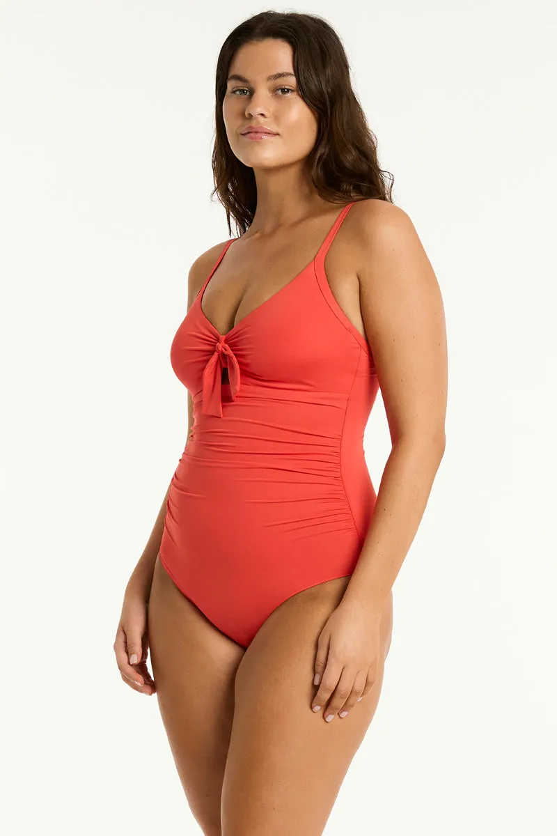 Essentials Edit Tie Front DD/E One Piece sold by Sea Level Australia product image thumbnail 4