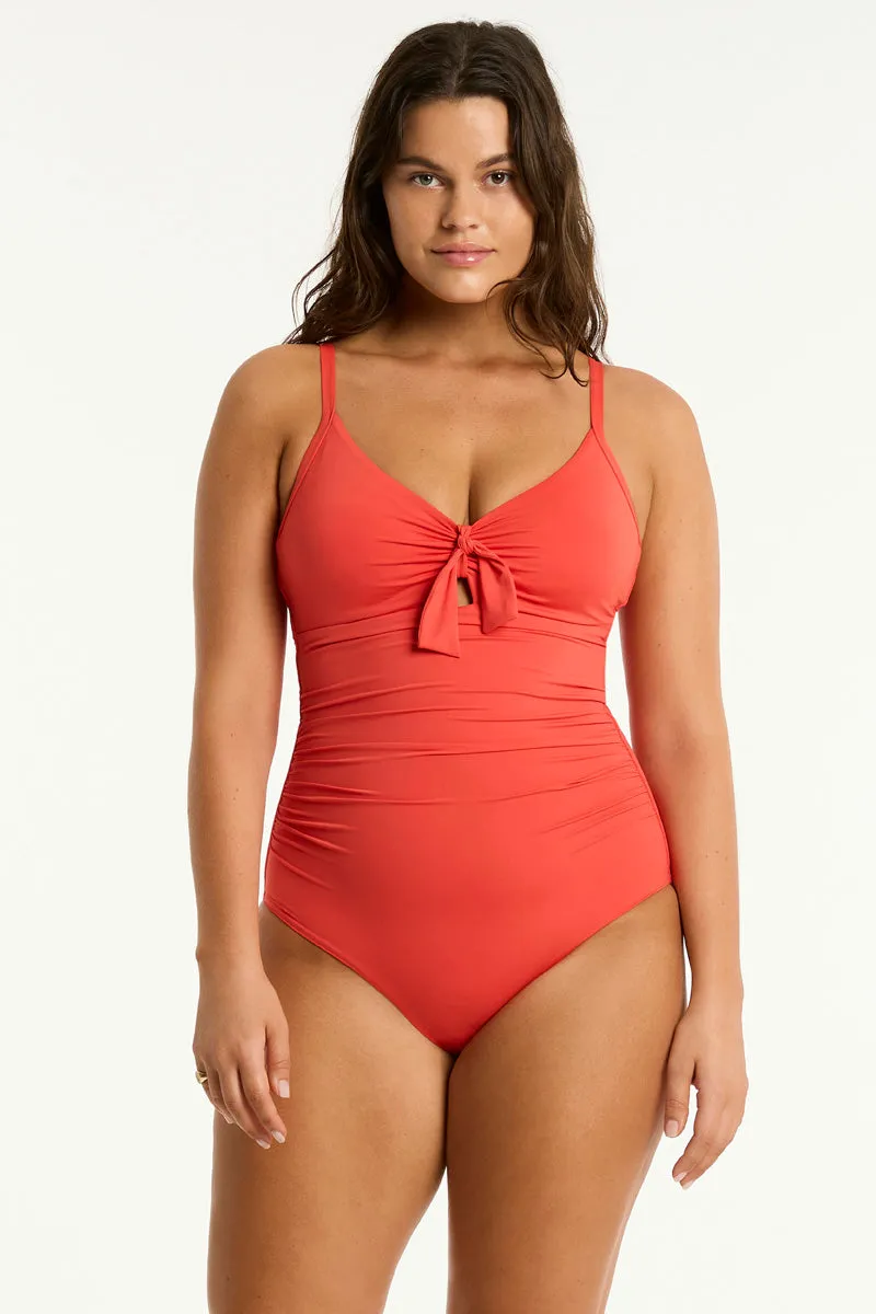 Essentials Edit Tie Front DD/E One Piece sold by Sea Level Australia product image thumbnail 2