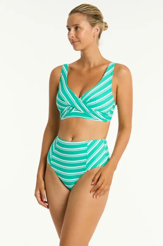Biarritz Panelled High Waist Pant sold by Sea Level Australia