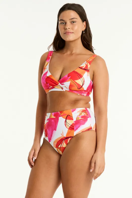 Sublime High Waist Gathered Side Pant sold by Sea Level Australia