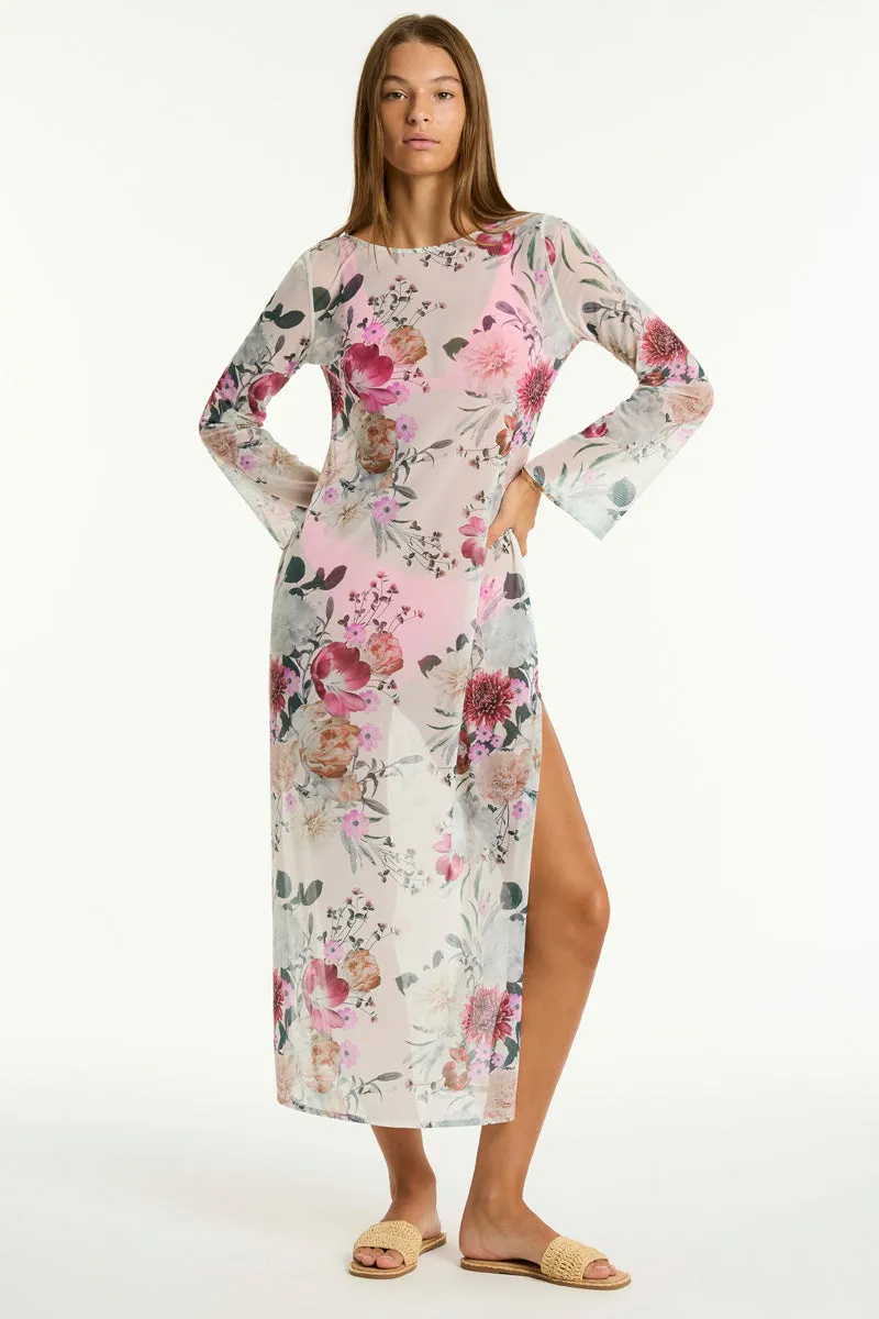 Belle Mesh Long Dress sold by Sea Level Australia