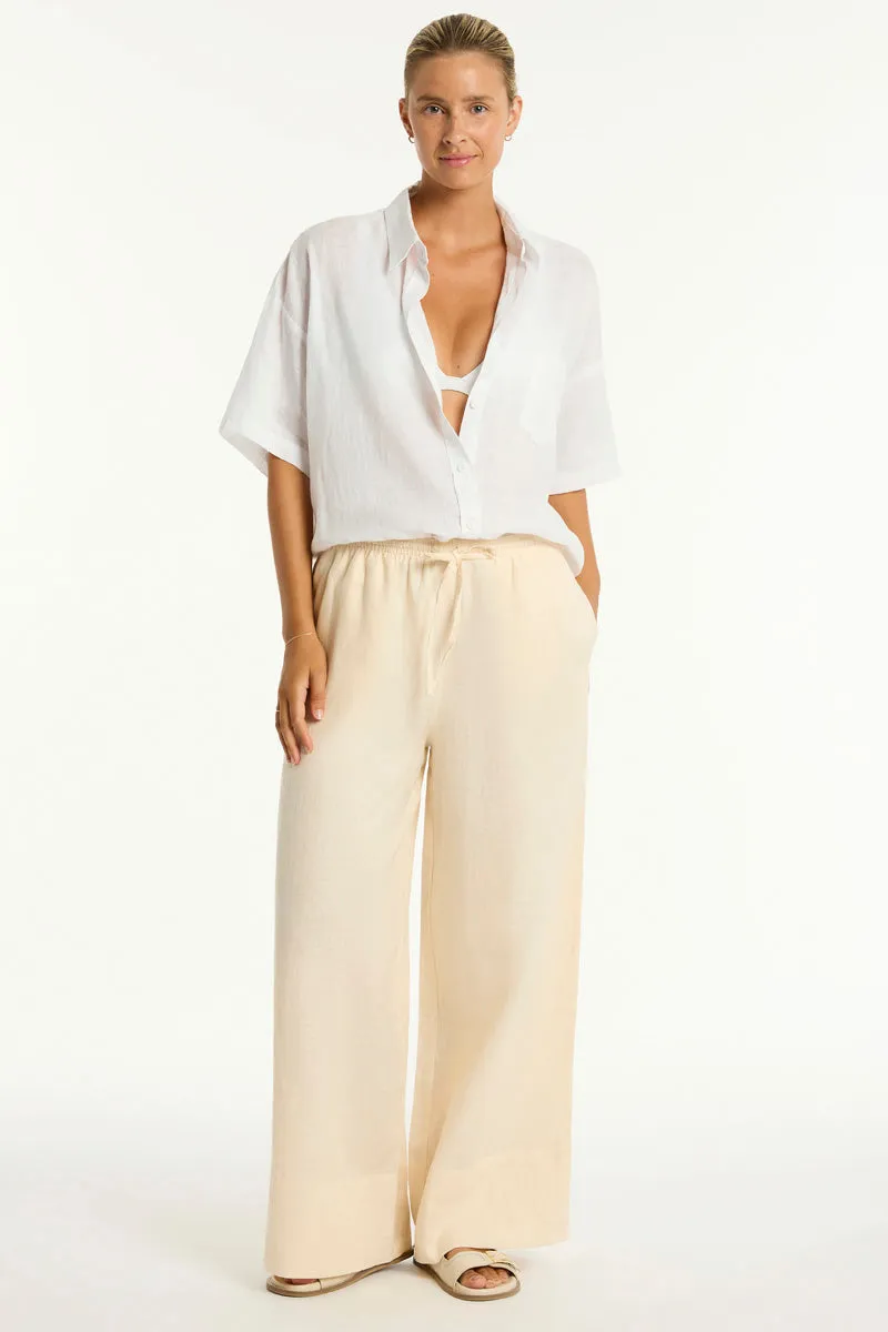 Tidal Linen Palazzo Pant sold by Sea Level Australia product image thumbnail 2