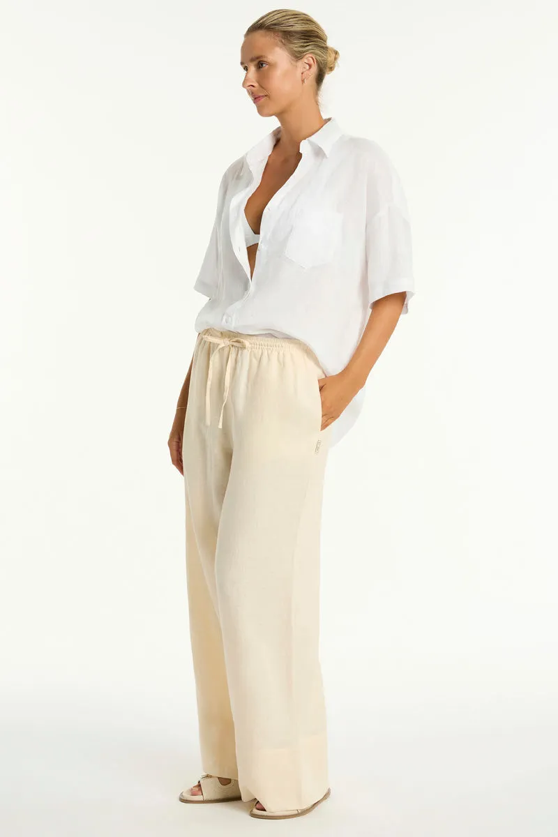 Tidal Linen Palazzo Pant sold by Sea Level Australia product image thumbnail 4
